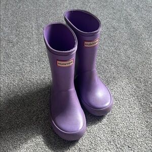 Hunter Kids Lavender Rain Boots